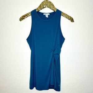 Athleta Lake Teal Twist Knot Jersey Tank Top S